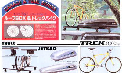 1:24 Scale Fujimi Roof Box & Trek Bicycle Model Kit